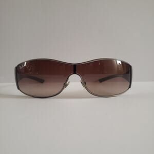 Ray-Ban Silver Frame Gray Lens Sports Sunglasses Vintage Eyewear RB3268 #18S